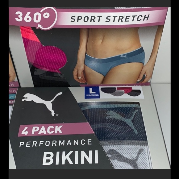 Puma 360o Performance Bikini Sport Stretch, 4-Pack - Picture 8 of 14